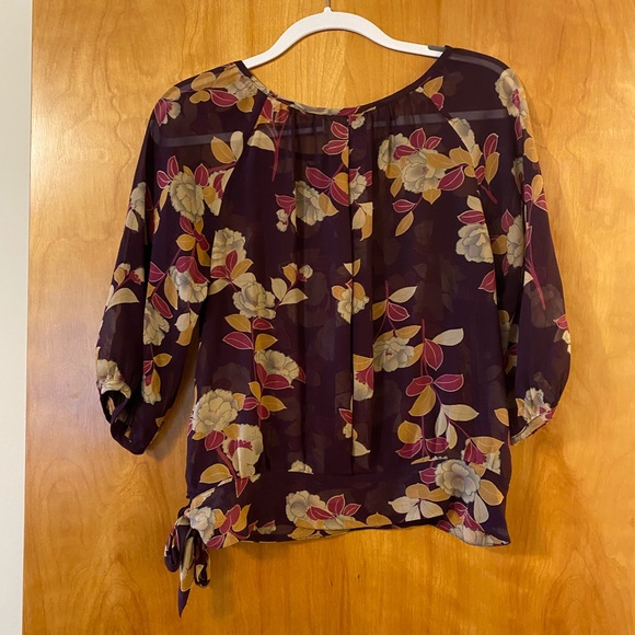 Anthropologie Moulinette Soeurs Top Floral Silk 4 - Picture 10 of 10